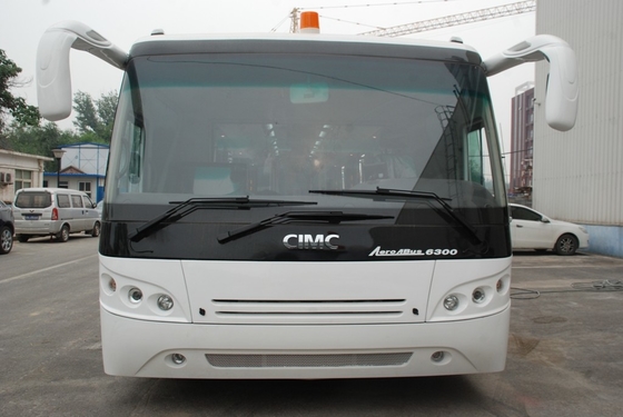 Large Capacity 14 Seat Tarmac Coach Airport Limousine Bus Wheel Base 7100mm